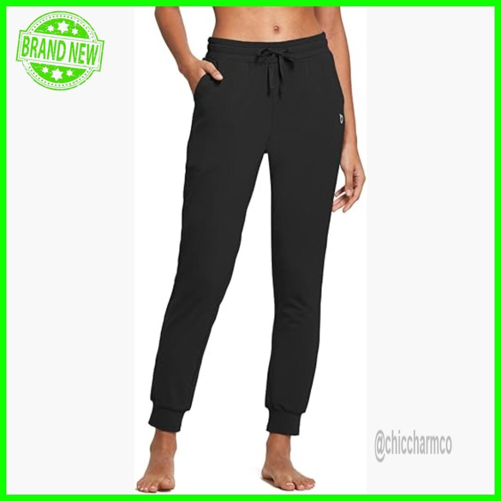 Cotton Joggers With Pockets Tapered Sweatpants For Yoga Running Lounge